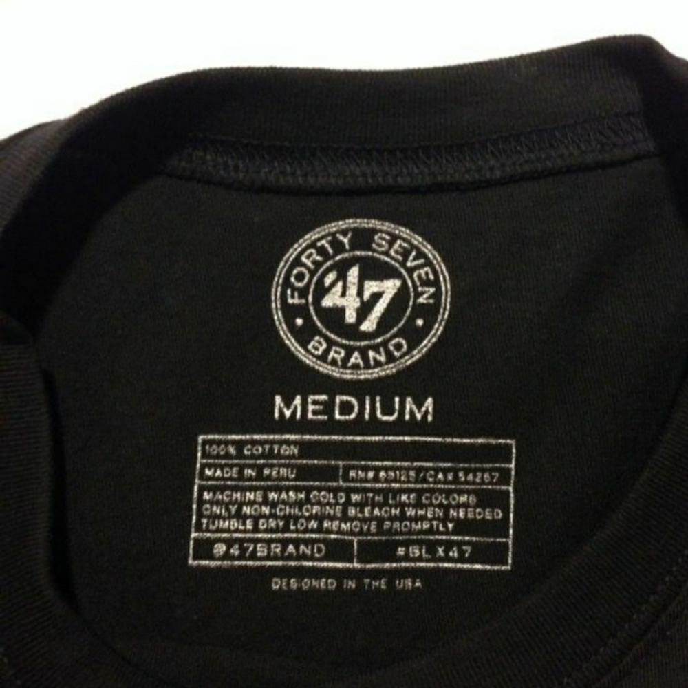 47 Brand Men's Medium Black LA Kings Shirt - Picture 2 of 3